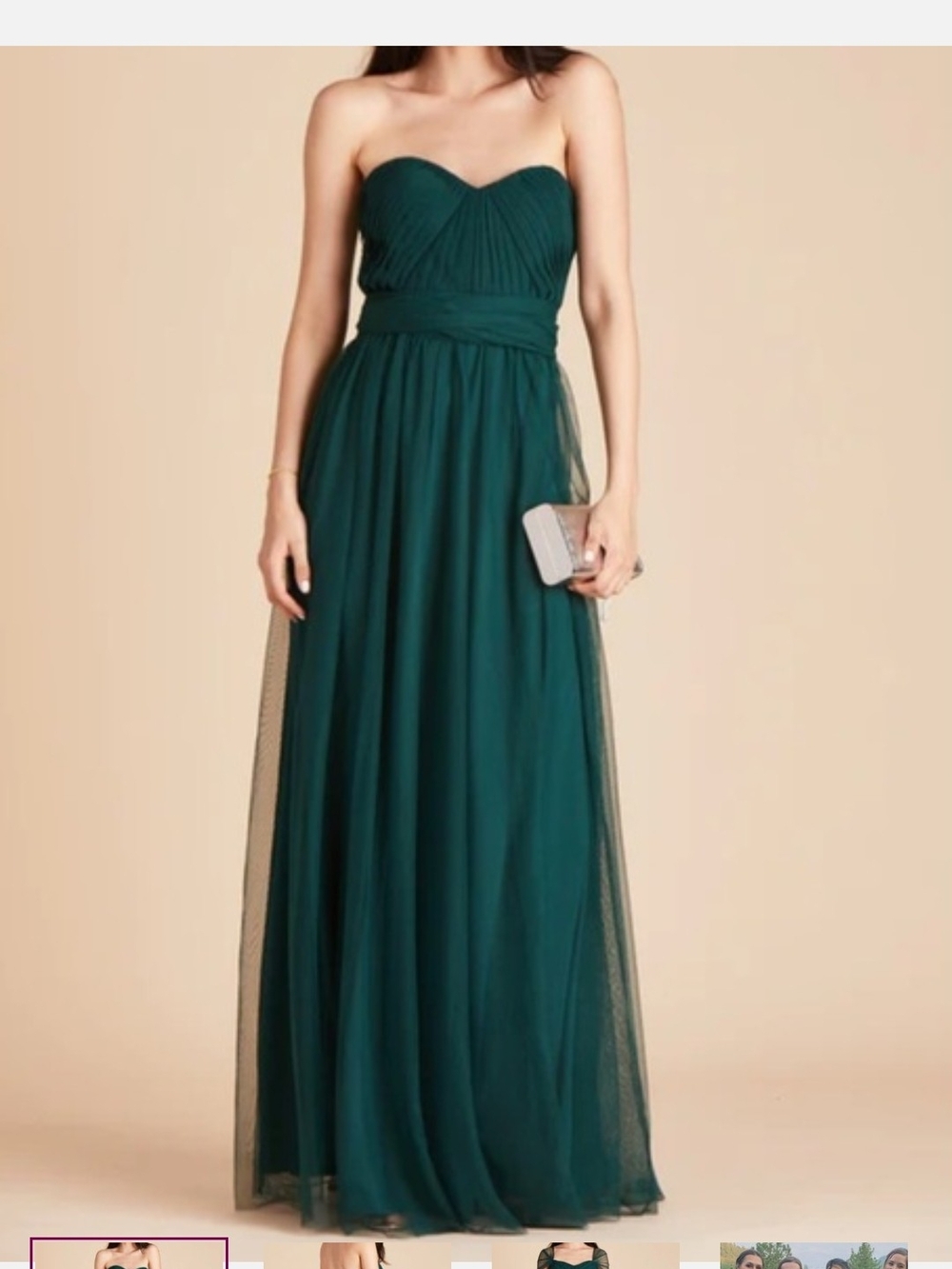 NWT Birdy Grey Emerald Convertible Christina Formal Dress Sz L - Picture 12 of 16